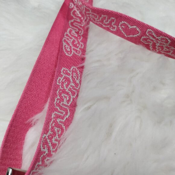 Harajuku Lovers Cute Cartoon Graphics Pink Strap Twee Crossbody Satchel Bag - Picture 8 of 12